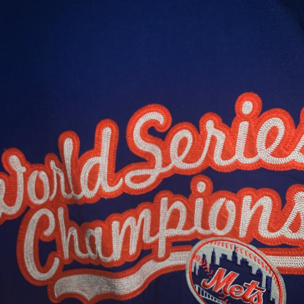 Ny World Series baseball jacket size large but fit xl - Picture 14 of 16